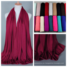 2017 popular última colección caliente única hijab musulmán colorido de la bufanda para la señora al por mayor